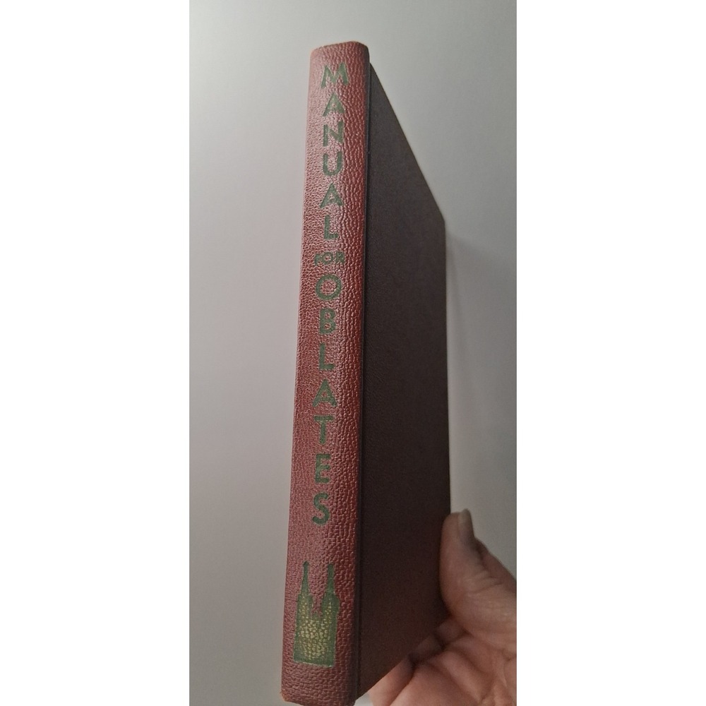 Manual for Oblates of St. Benedict 1953 St. John's Abbey Press Collegeville MN